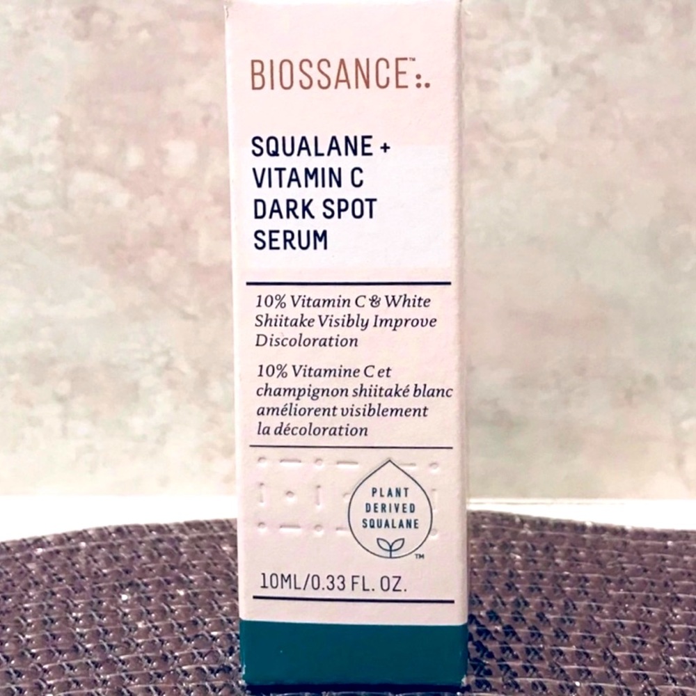NIB Biossance Squalane+ Vitamin C Dark Spot Serum